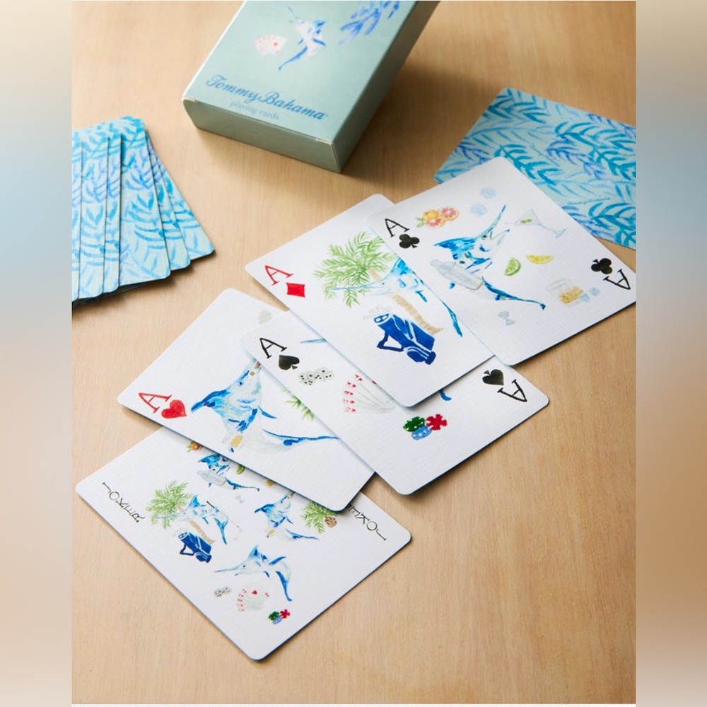 Tommy Bahama Marlin playing card